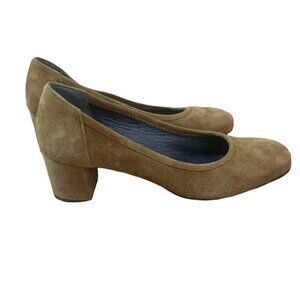 Andrea Carrano Brown Suede Pumps | Sz 7.5